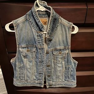 American eagle denim vest